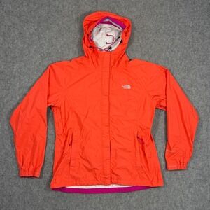 The North Face Orange Hyvent 2.5 Venture Rain Jacket Women's Size Large